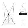 Espositori avvolgibili a X