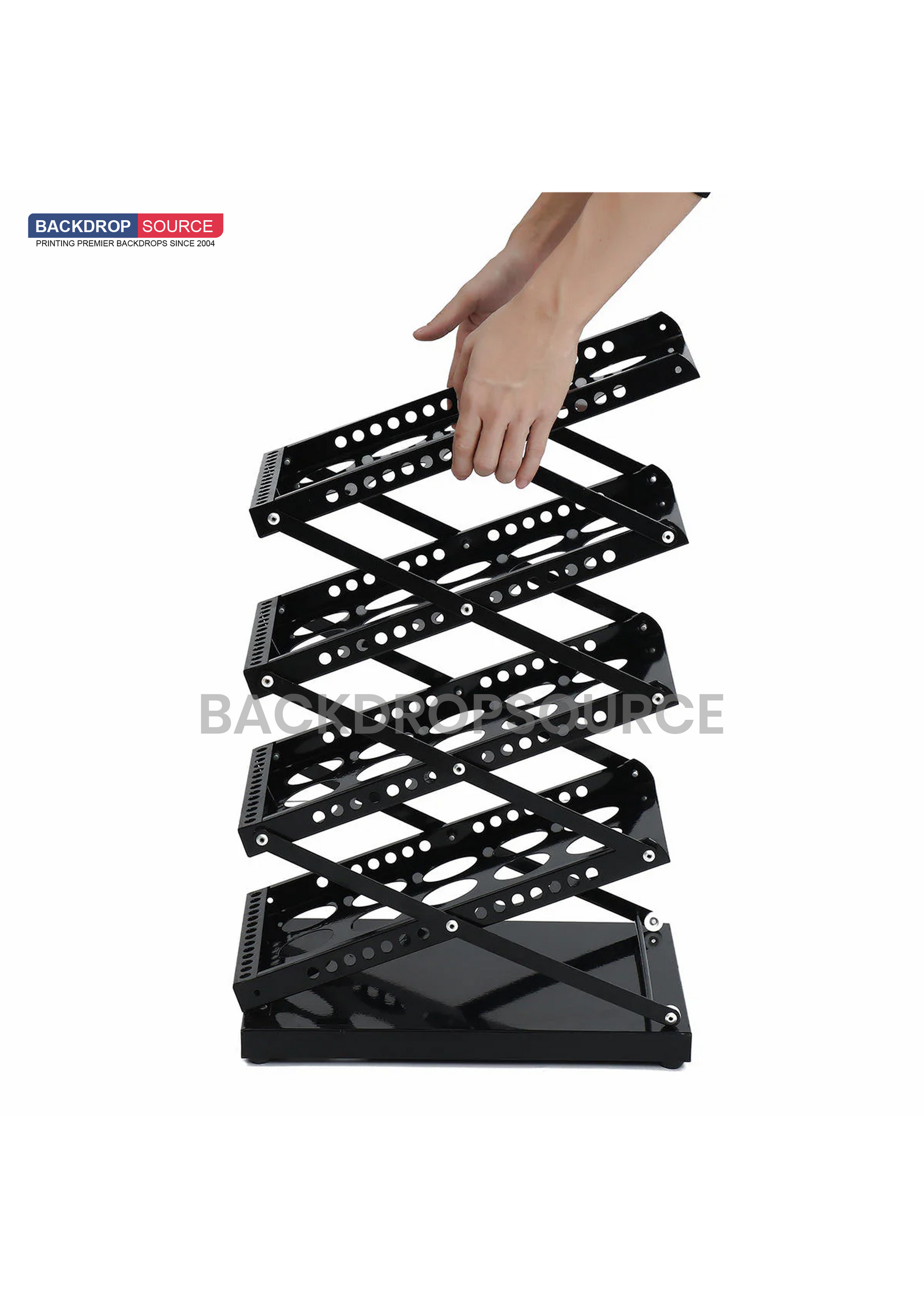 Expositor de folletos en zigzag