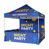 10ft x 10ft Custom Event Tent with Folding Counter Table