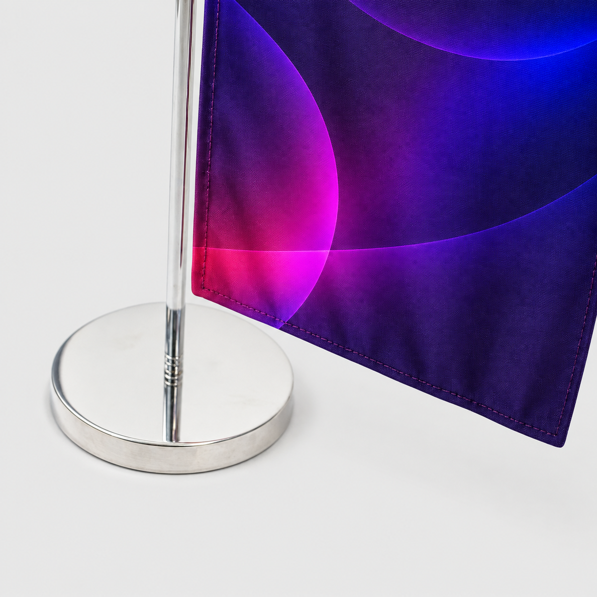 Custom Desk Flags – Single Flag Stand