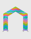 Peaked Arch Fabric Display for Events