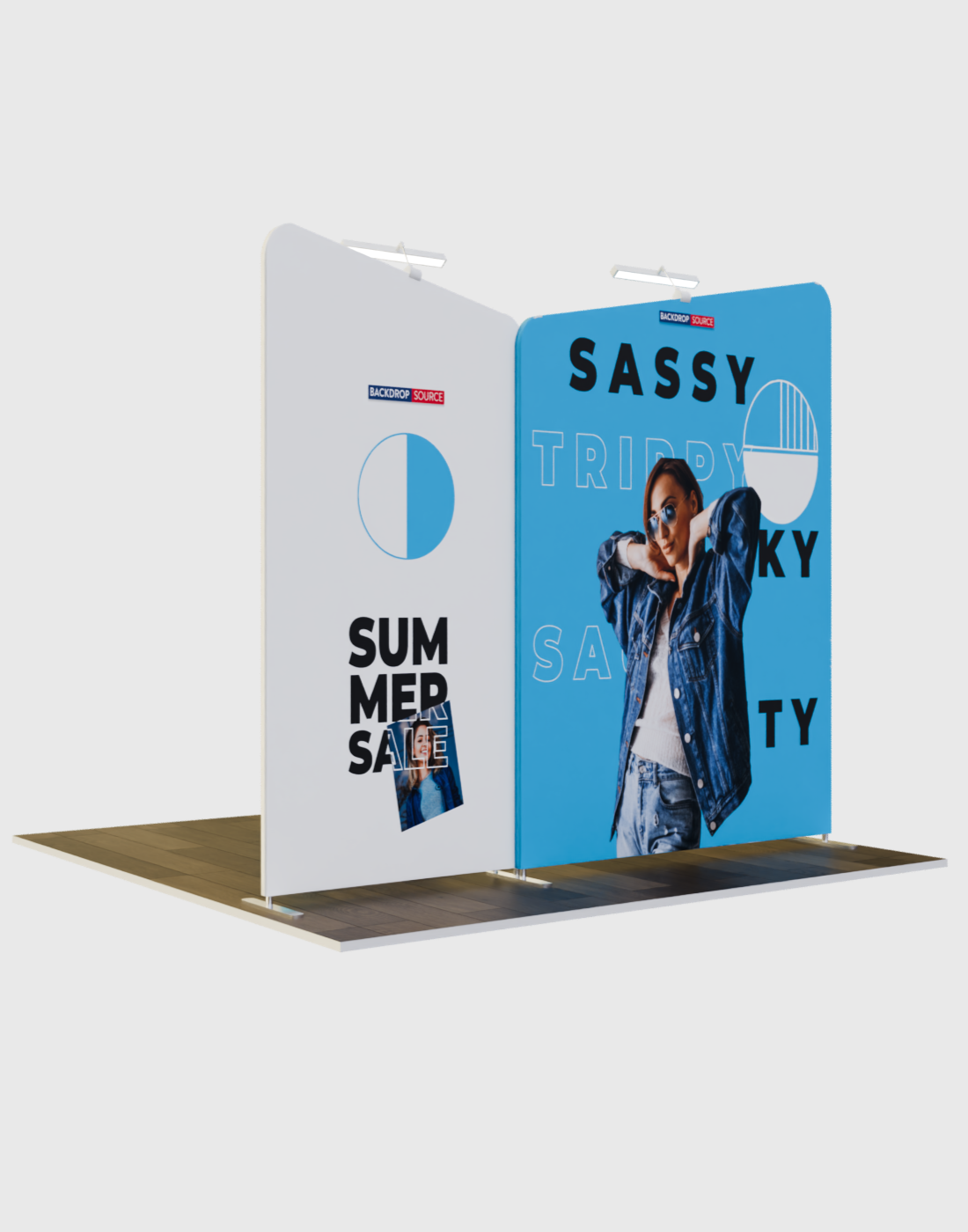 Portable Exhibit Display 10ft x 10ft - Model 4