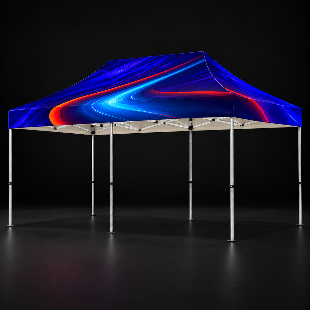 Lighted Canopy Tent – 6m x 3m (LED Frame)