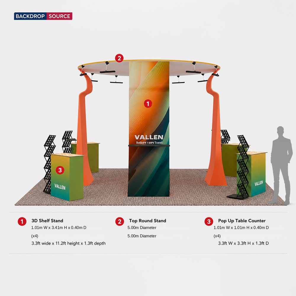 Kit Modulare per Stand 6m x 6m - Modello 13