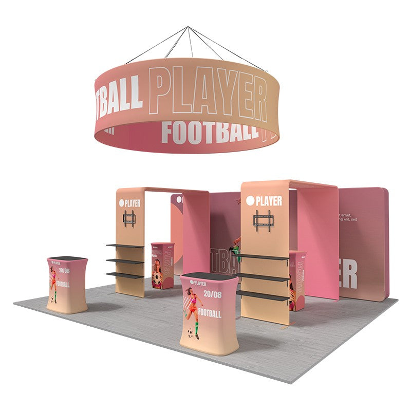 Modular Booth Kits 20ft x 20ft - Model 09