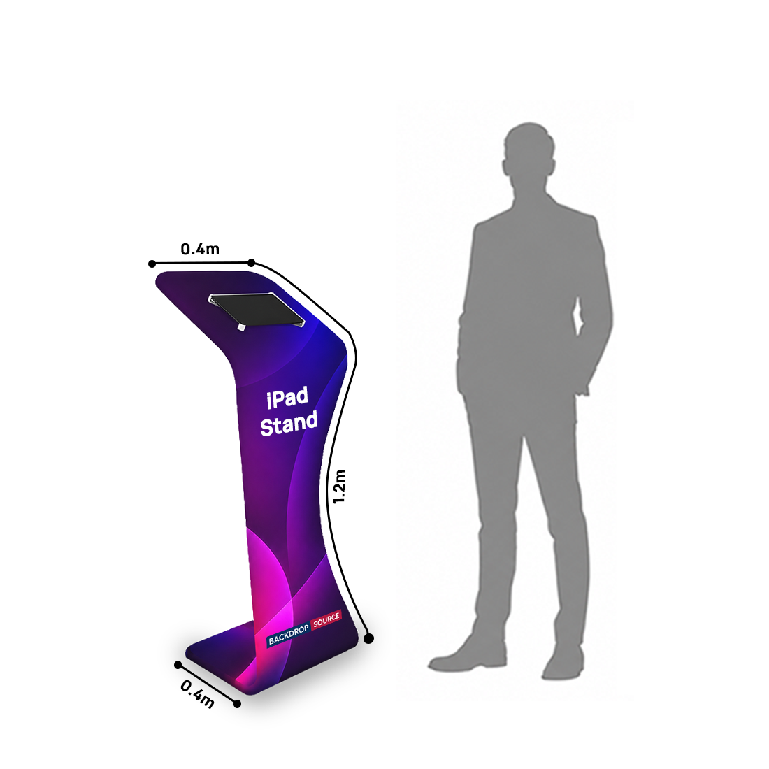 Supporto per iPad per espositori espositivi
