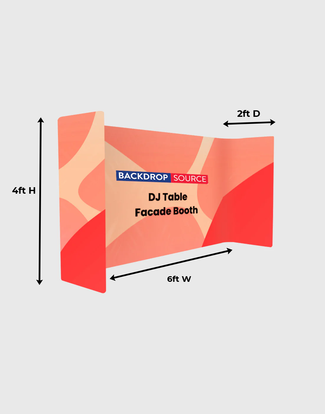 DJ Table Facade Booth