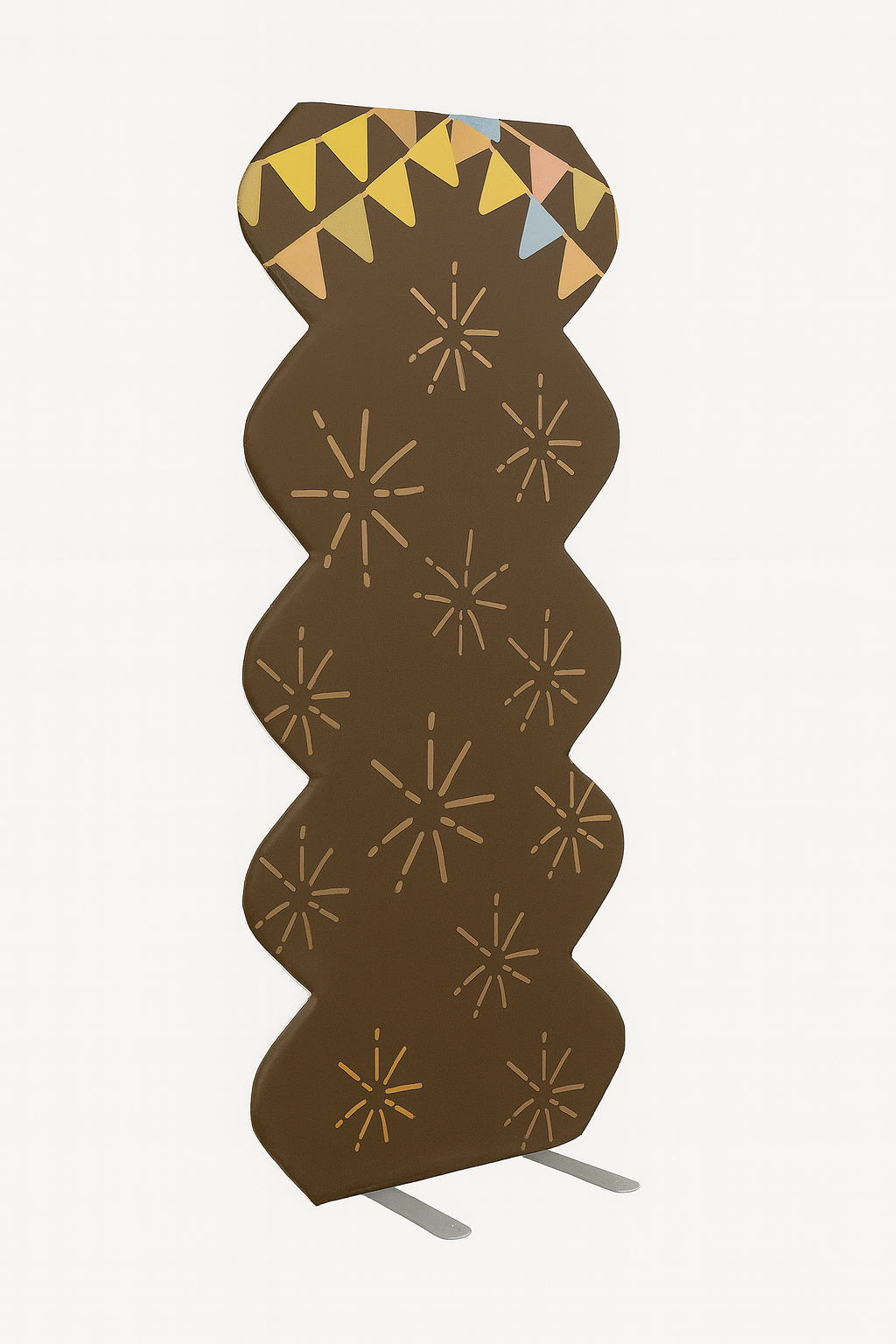 Parete multimediale con fondale in tessuto teso dritto