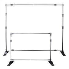 ADJUSTABLE BACKDROP STAND (10' W x 8' H)