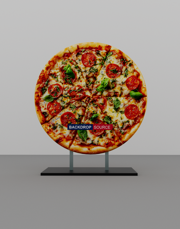 Stampa personalizzata su supporto con cornice rotonda per feste/eventi/matrimoni