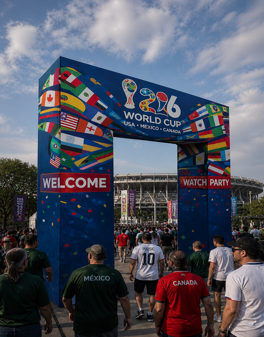 FIFA 2026 N-Frame Fabric Archway