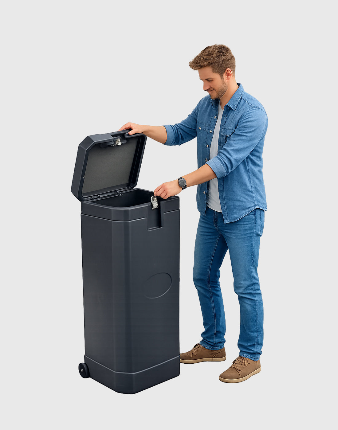 Custodia rigida in plastica per il trasporto - Contiene kit da 10 piedi