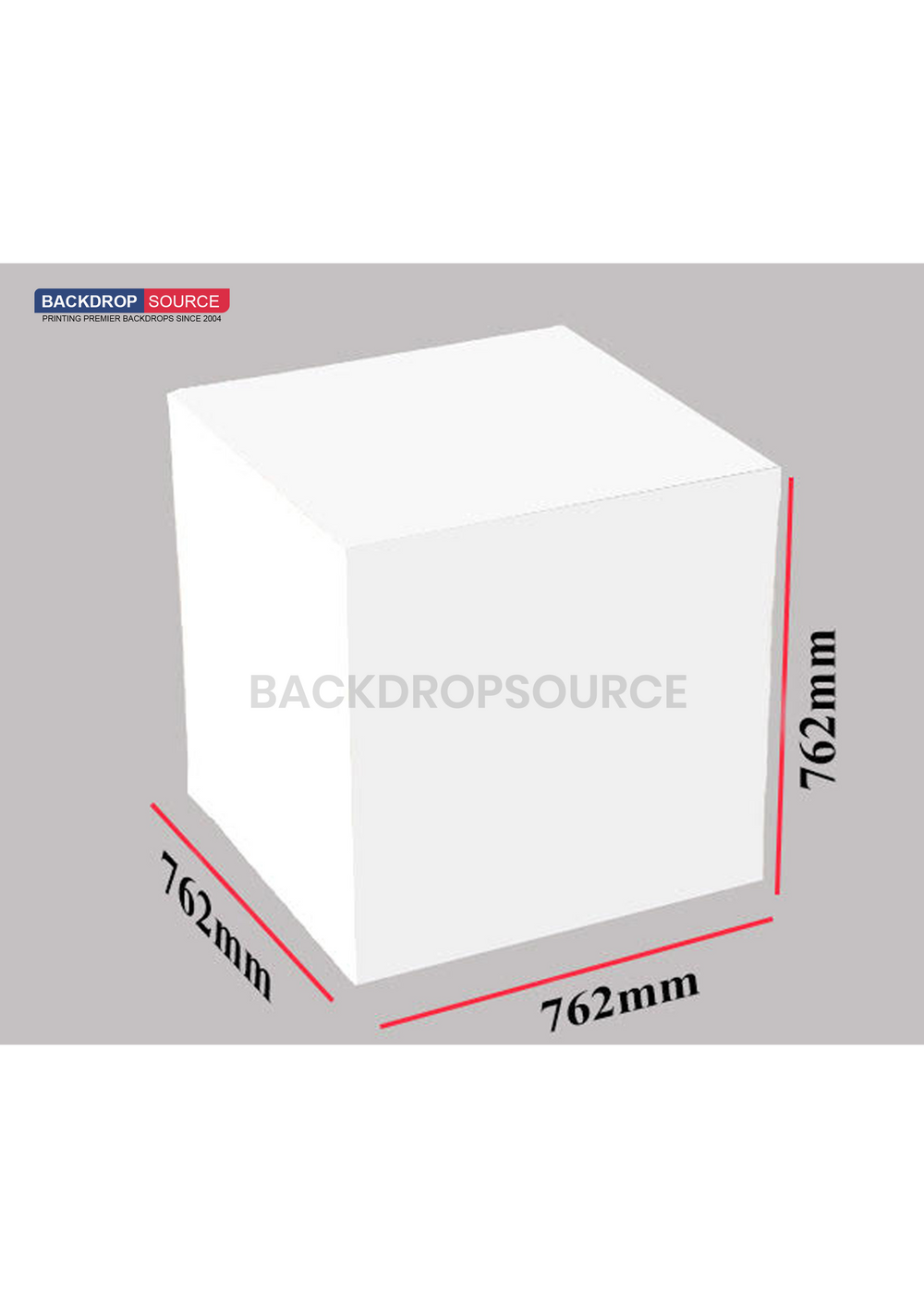 3 Sets of Stretch Fabric Displays for Product Showcase