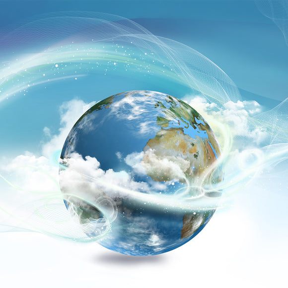 Energy Surrounding Earth with Law of Attraction - Backdropsource