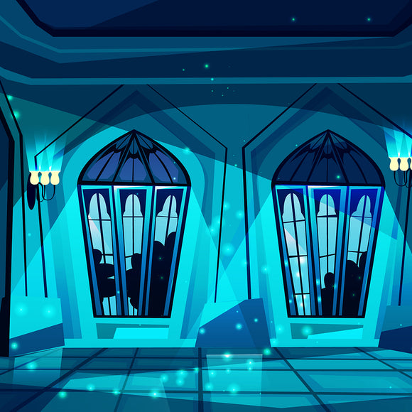 Dark Gothic Medieval Palace - Backdropsource