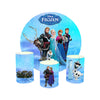 Frozen Princess Event Party Round Backdrop Kit - Model 1 - Backdropsource