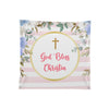 Baptism God Bless Christin Polyester Banner - Backdropsource