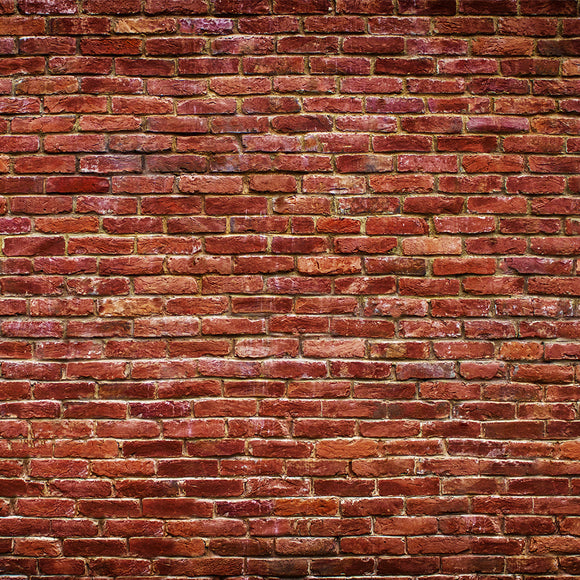 Brick Wall of Red Color Backdrop - Backdropsource