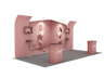 Portable Exhibit Display 6m x 3m - Model 3
