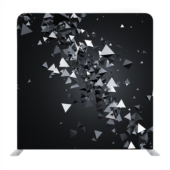 Abstract black and white geometric Backrop - Backdropsource