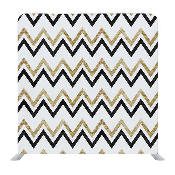 Black and Gold Zigzag chevron Backdrop - Backdropsource