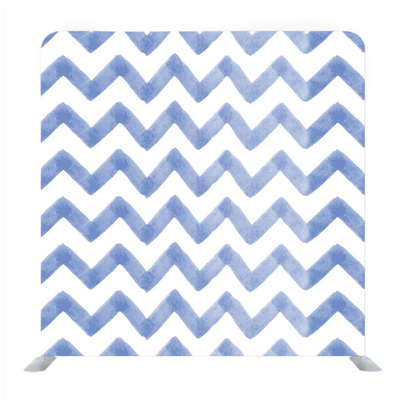 Blue Watercolor Zigzag Backdrop - Backdropsource