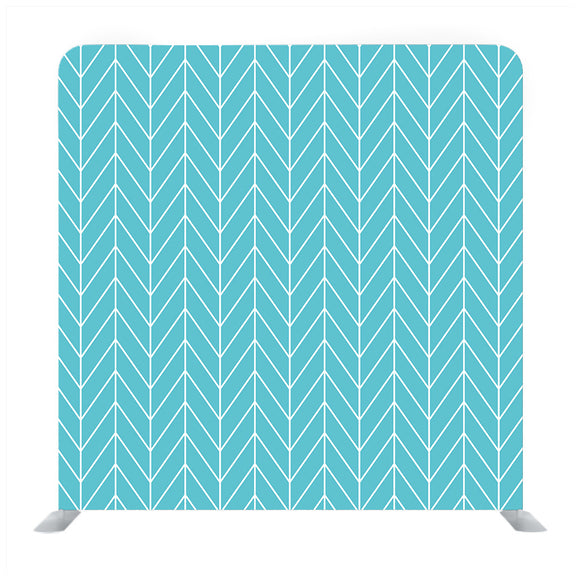 Blue With White Zig Zag Line Pattern Backdrop - Backdropsource