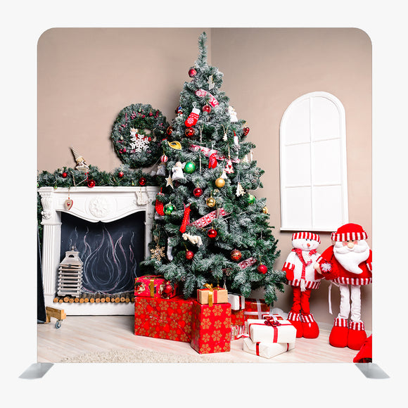 Christmas STRAIGHT TENSION FABRIC MEDIA WALL - 96 - Backdropsource