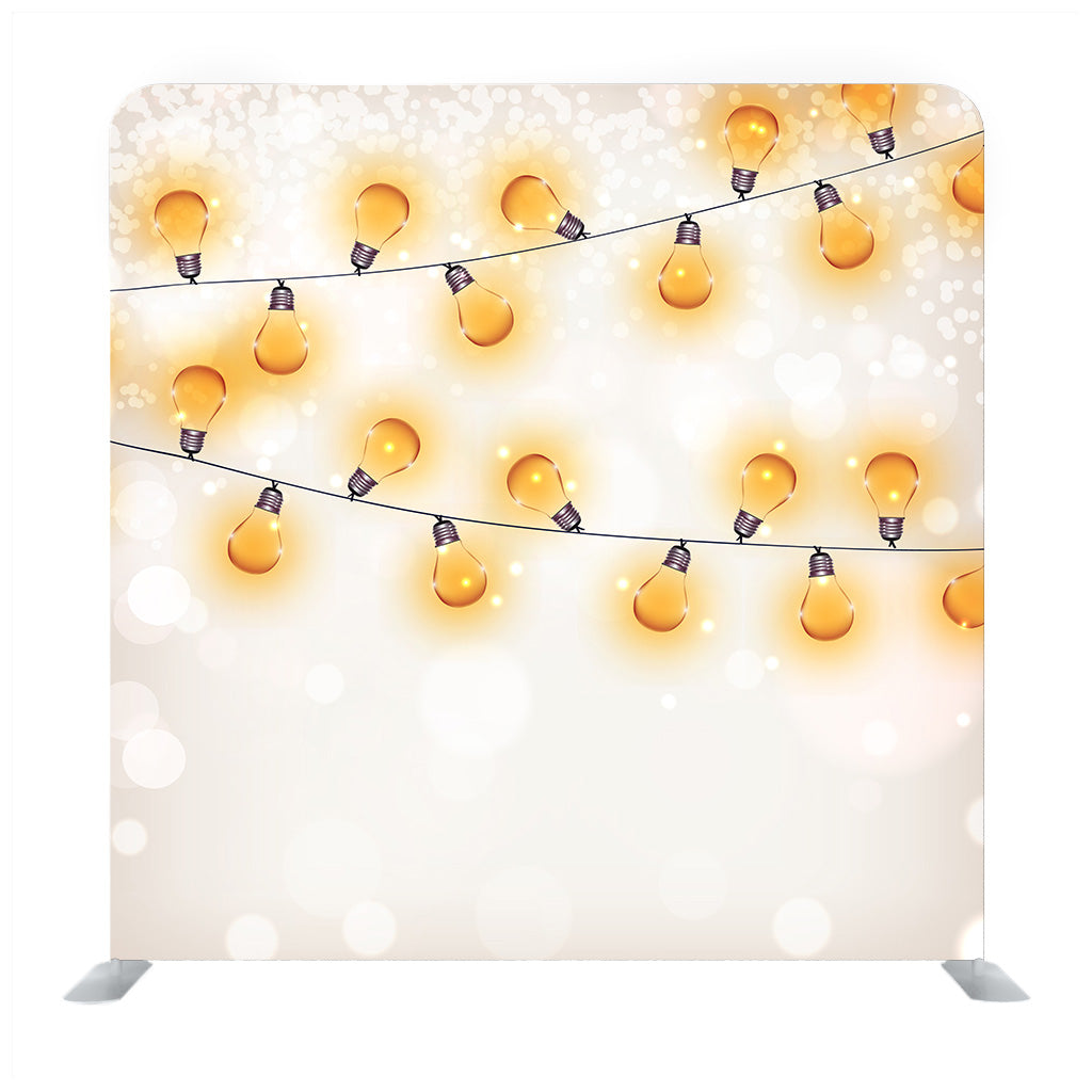 Christmas lights Garland Backdrop - Backdropsource