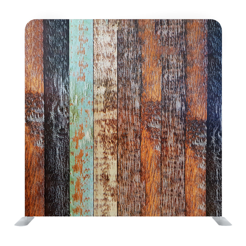 Coloured wooden  Media Wall - Backdropsource