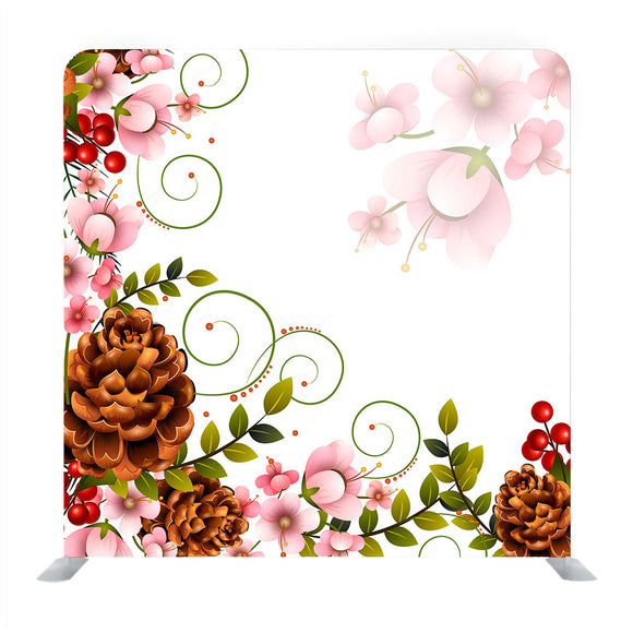 Cross-Stitch Media Wall - Backdropsource