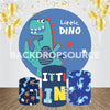 Little Dinosaur Event Party Round Backdrop Kit - Backdropsource