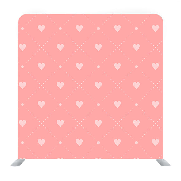 Flat design endless  of tiny heart pattern Backdrop - Backdropsource