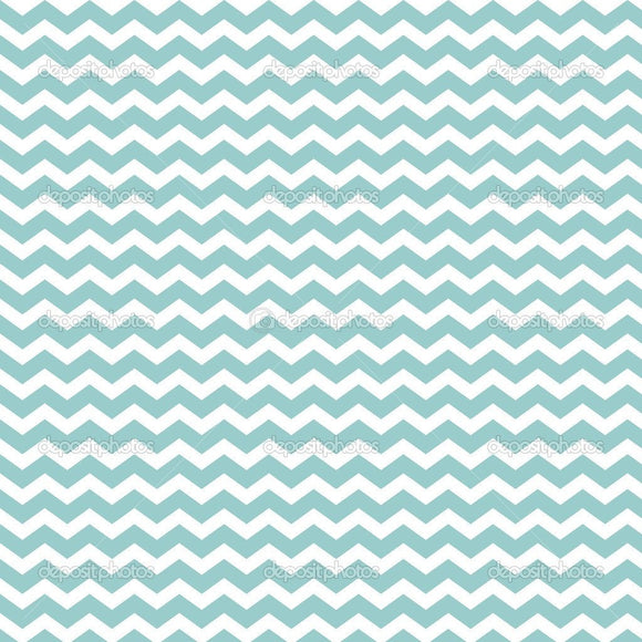 Green and White Waves Chevron  Backdrop - Backdropsource