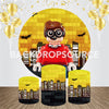 Toy Building Block Event Party Round Backdrop Kit - Backdropsource