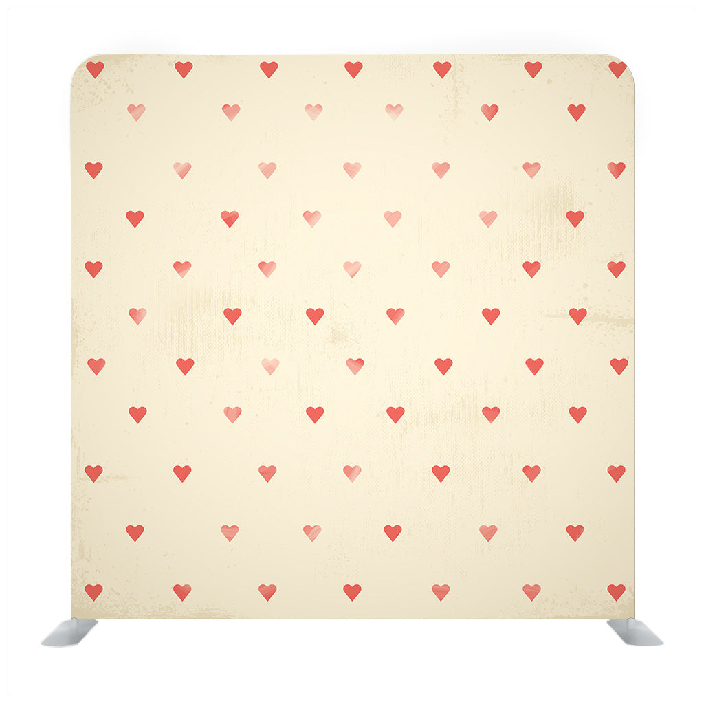 Light Red heart vector pattern media wall - Backdropsource