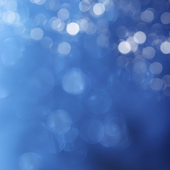 Blue Lights Bokeh Backdrop - Backdropsource