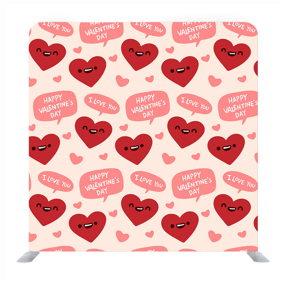 Simple hearts seamless vector patterns media wall - Backdropsource