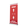 Social Distancing Retractable Banner - 01 - Backdropsource