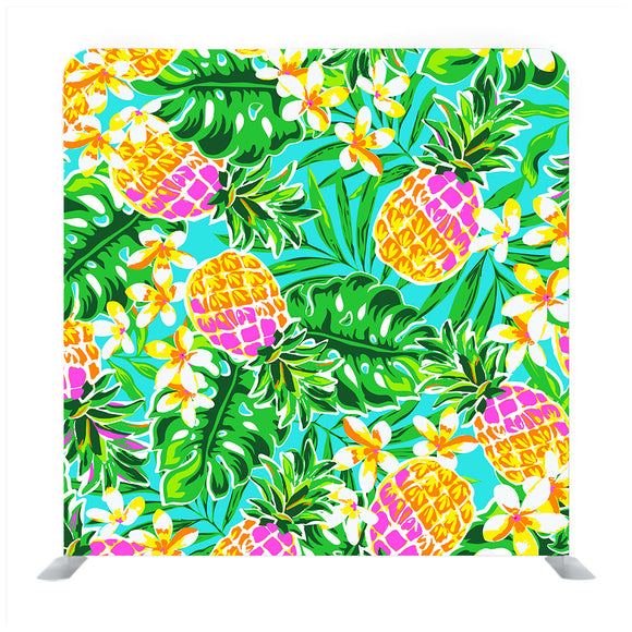 Vector Leaves, Flowers Forest Series Seamless Mosaic Pattern Background Media Wall - Backdropsource