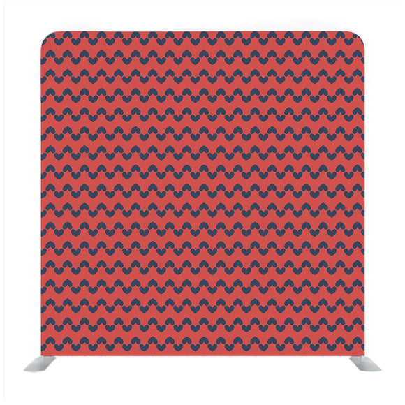 Waves Little Hearts Media Wall - Backdropsource