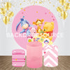 Wennie The Pooh Event Party Round Backdrop Kit - Backdropsource