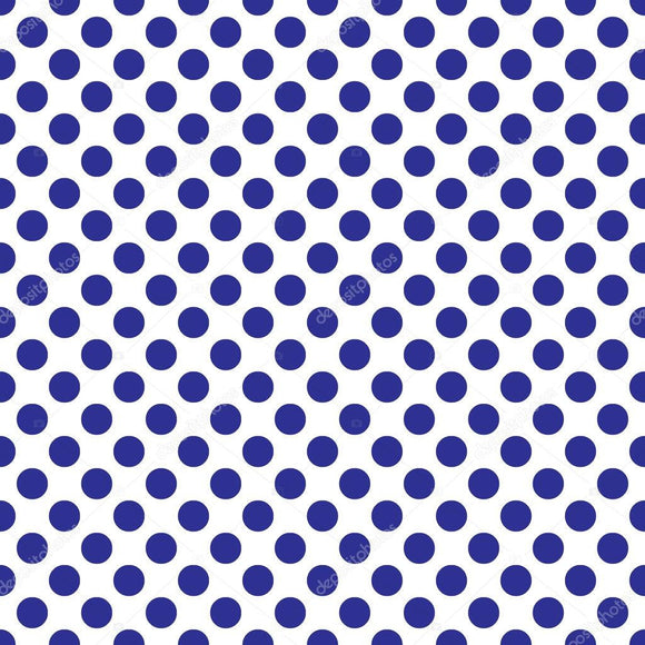 Seamless Vector Blue Polka Dots Print Photography Backdrop