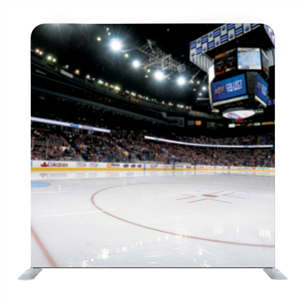 Hockey And Skating Stadium Indoor 3D Render Backdrop - Backdropsource