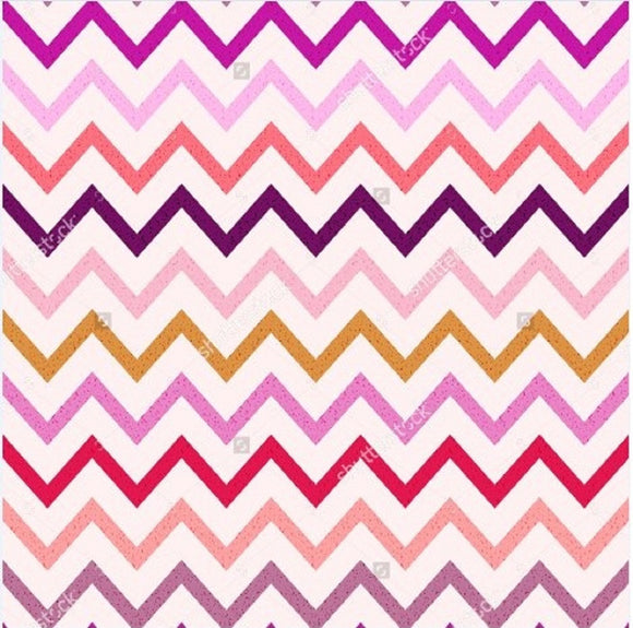 Seamless Wave Stripes Pattern Print Photography Backdrop